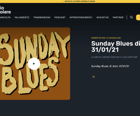 Podcast di Sunday Blues del 31 gennaio 2021