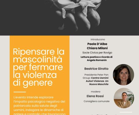 Ripensare la mascolinità per fermare la violenza di genere.