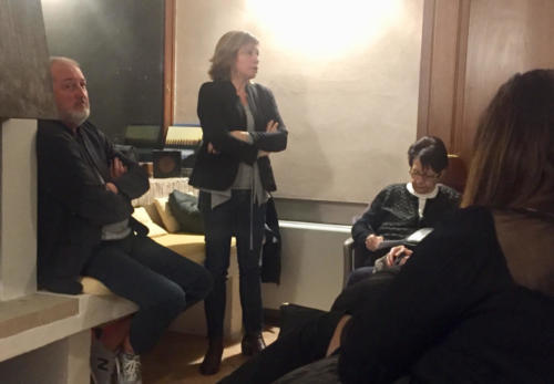 Loretta Cupparoni riferisce per il gruppo cultura